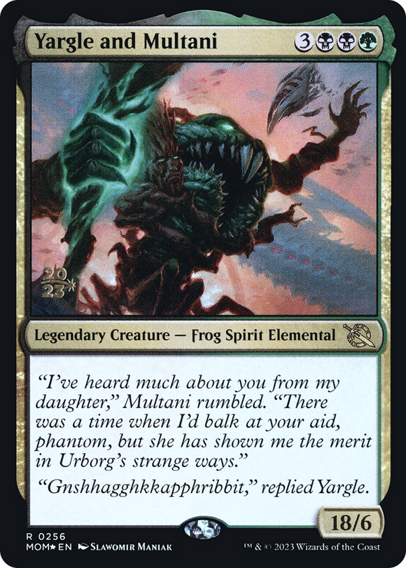 Yargle y Multani [Promociones previas al lanzamiento de March of the Machine] 
