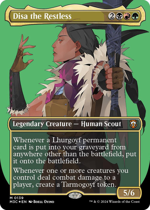 Disa la Inquieta (Sin Fronteras) (Recubrimiento Ondulado) [Comandante de Modern Horizons 3] 