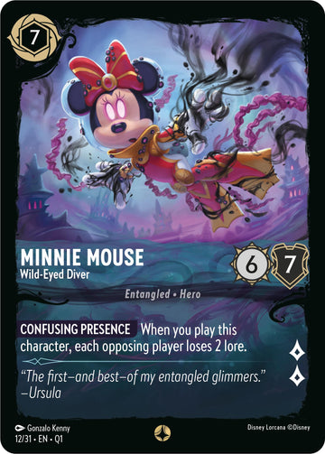Minnie Mouse - Buceador de ojos salvajes (31/12) [La misión del Illumineer: Problemas profundos] 