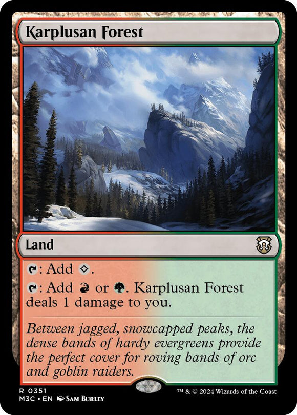 Bosque de Karplusan [Comandante de Modern Horizons 3] 