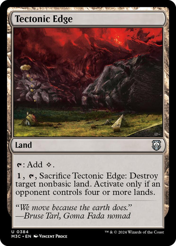 El borde tectónico [Comandante de Modern Horizons 3] 