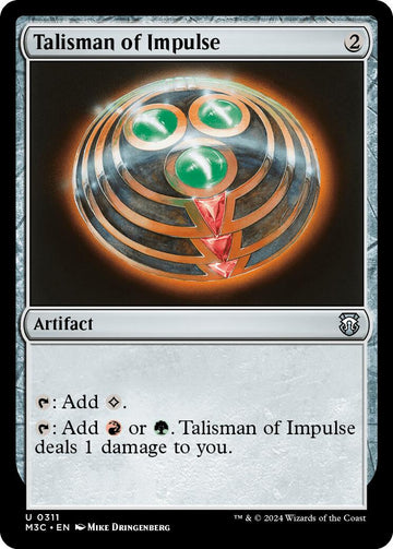 Talismán de impulso [Comandante de Modern Horizons 3] 