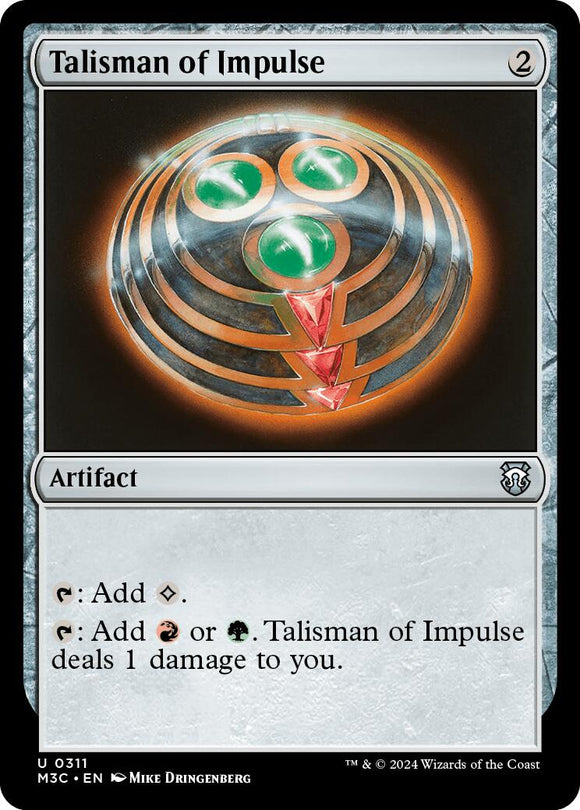 Talismán de impulso [Comandante de Modern Horizons 3] 