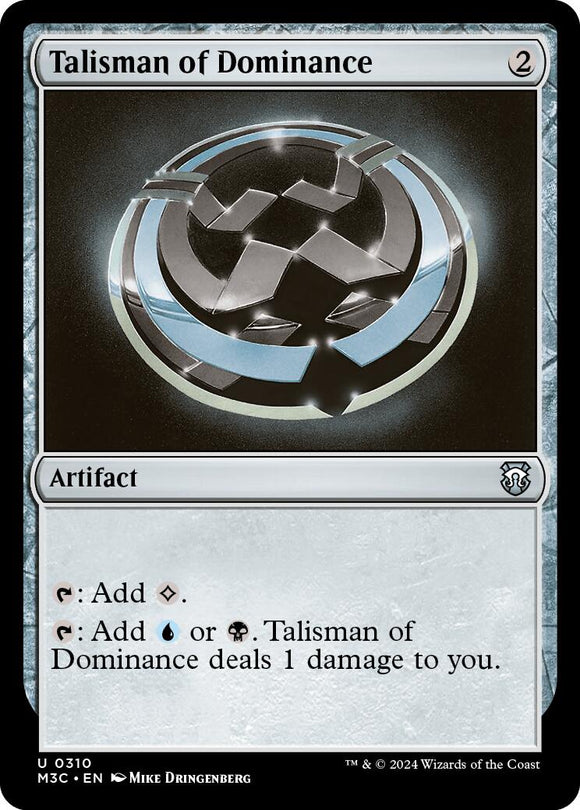 Talismán de dominio [Comandante de Modern Horizons 3] 