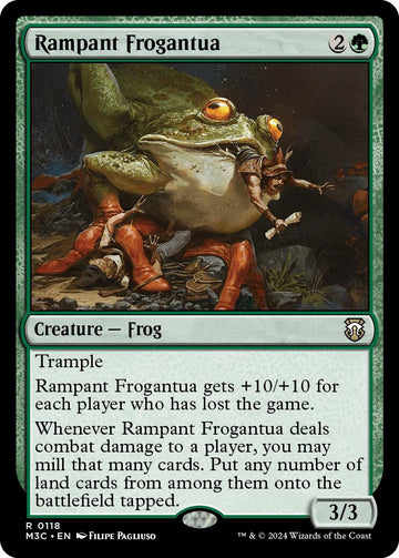 Rampant Frogantua [Comandante de Modern Horizons 3] 