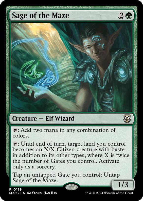 Sabio del laberinto [Comandante de Modern Horizons 3] 