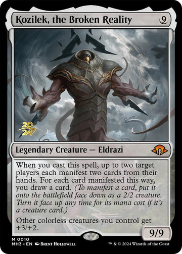 Kozilek, la realidad rota [Promociones de prelanzamiento de Modern Horizons 3] 