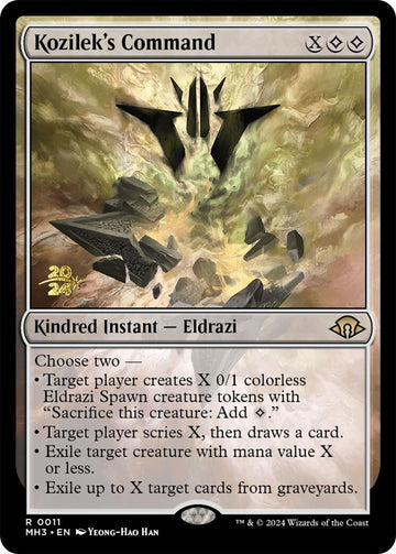 Mandato de Kozilek [Promociones de prelanzamiento de Modern Horizons 3] 