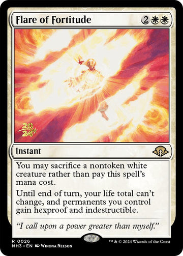 Flare of Fortitude [Promociones de prelanzamiento de Modern Horizons 3] 