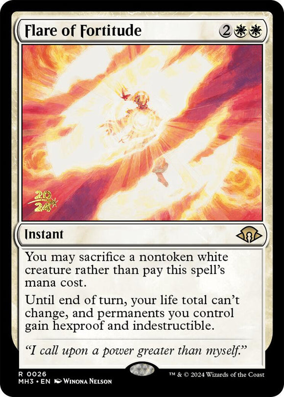 Flare of Fortitude [Promociones de prelanzamiento de Modern Horizons 3] 