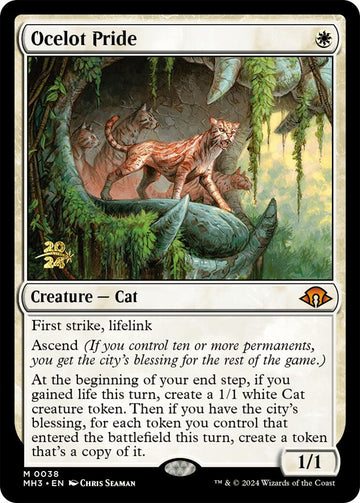 Orgullo de ocelote [Promociones de prelanzamiento de Modern Horizons 3] 