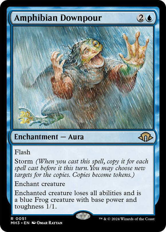 Lluvia de anfibios [Promociones de prelanzamiento de Modern Horizons 3] 