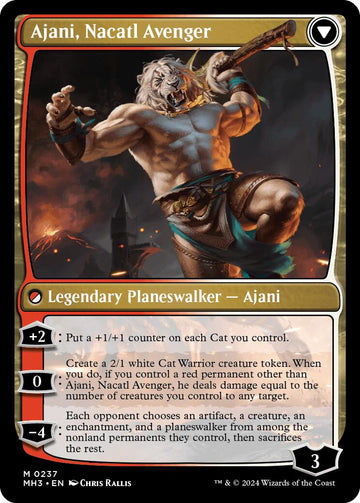 Ajani, Nacatl Pariah [Modern Horizons 3 Prerelease Promos] - 0