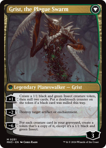 Grist, Voracious Larva [Modern Horizons 3 Prerelease Promos] - 0