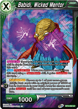 Babidi, mentor malvado (BT14-064) [Espíritus cruzados] 