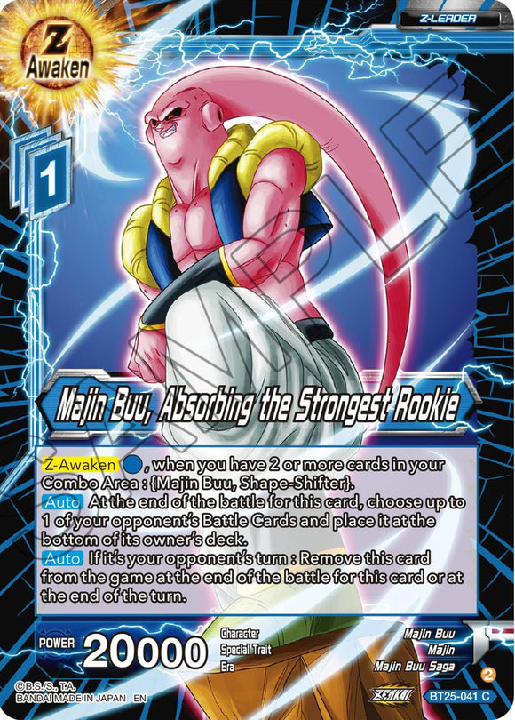 Majin Buu, absorbiendo al novato más fuerte (BT25-041) [Leyenda de las Dragon Balls] 