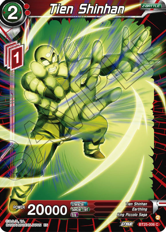 Tien Shinhan (BT25-006) [Leyenda de las Esferas del Dragón] 