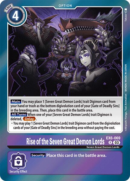 El ascenso de los siete grandes señores demonio [EX6-069] [Ascenso infernal] 