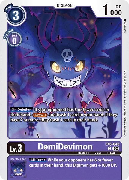 DemiDevimon [EX6-046] [Ascenso infernal] 