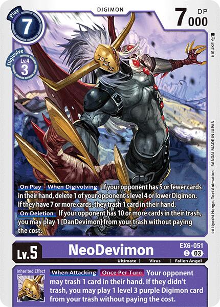 NeoDevimon [EX6-051] [Ascenso infernal] 