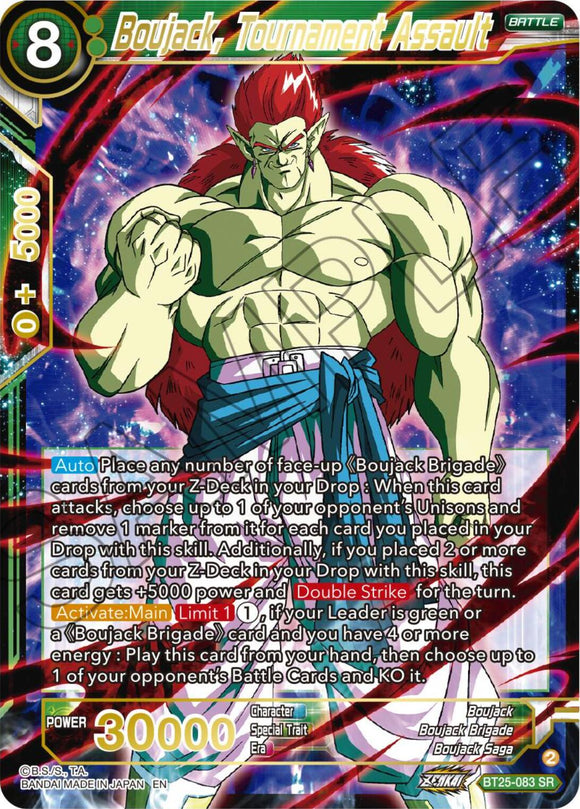 Boujack, asalto al torneo (BT25-083) [Leyenda de las Dragon Balls] 