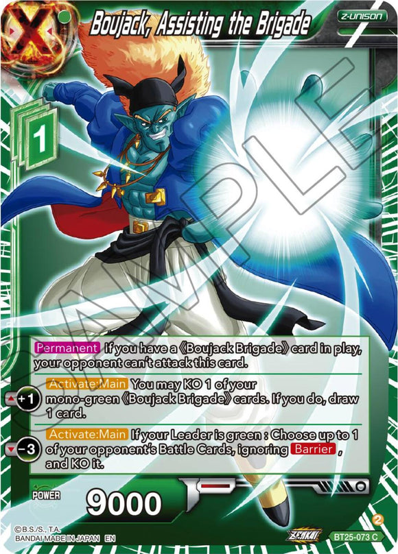 Boujack, ayudando a la brigada (BT25-073) [Leyenda de las Dragon Balls] 
