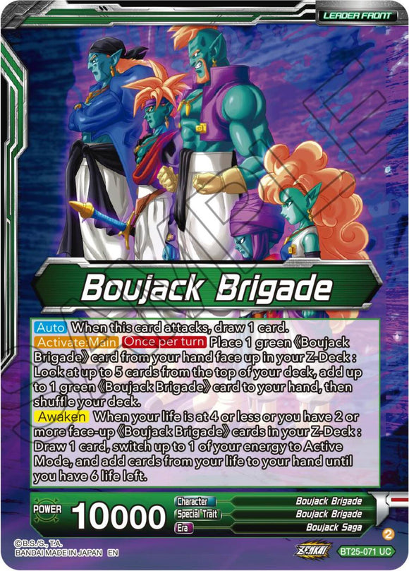 Brigada Boujack // Boujack, arrasando en el torneo (BT25-071) [La leyenda de las esferas del dragón] 