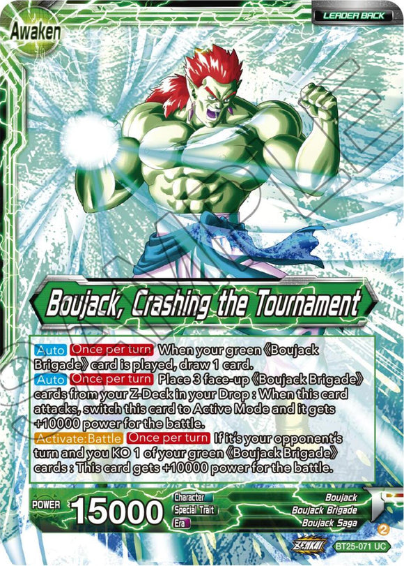Brigada Boujack // Boujack, arrasando en el torneo (BT25-071) [La leyenda de las esferas del dragón] 