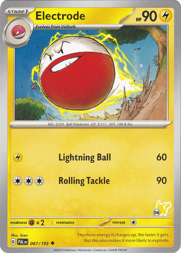 Electrodo (067/193) (Sello de Pikachu n.° 56) [Battle Academy 2024] 