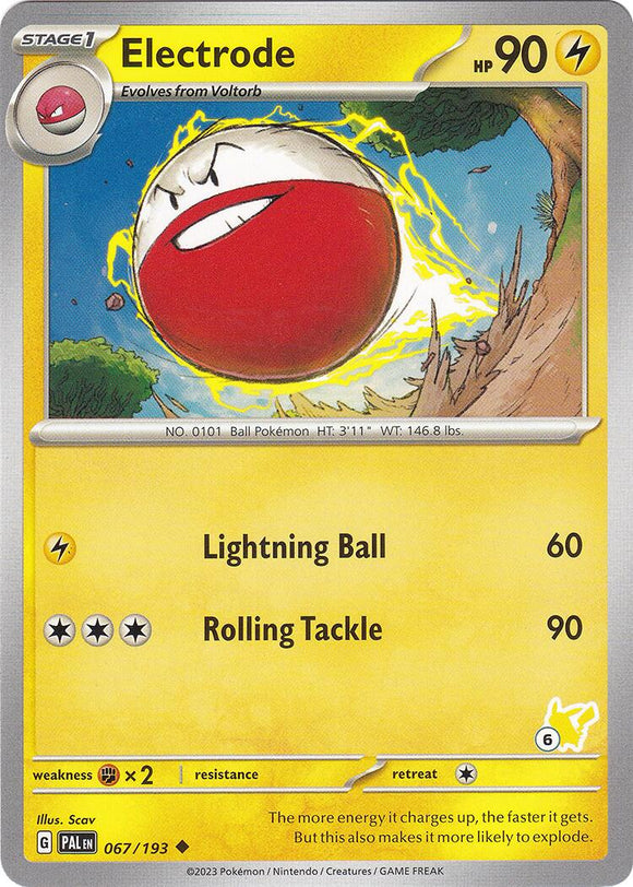 Electrodo (067/193) (Sello de Pikachu n.° 6) [Battle Academy 2024] 