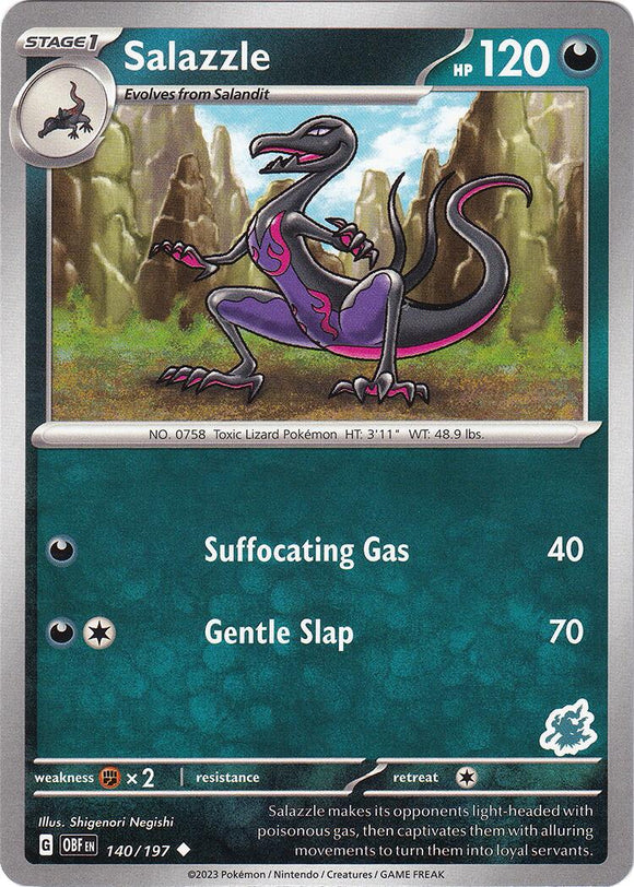 Salazzle (140/197) (Mazo Darkrai) [Battle Academy 2024] 