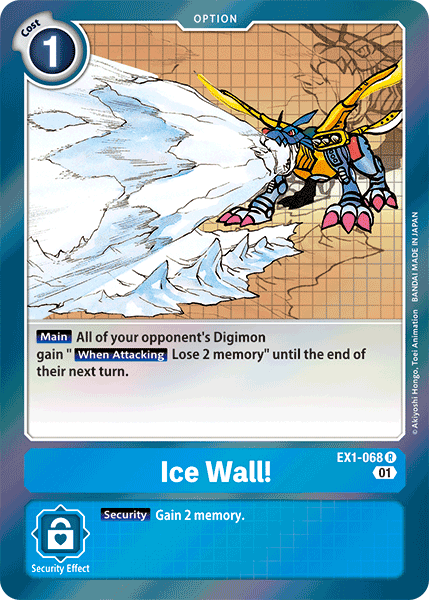 ¡Muro de hielo! [EX1-068] [Colección clásica] 