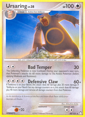 Ursaring (38/123) [Diamante y perla: tesoros misteriosos] 