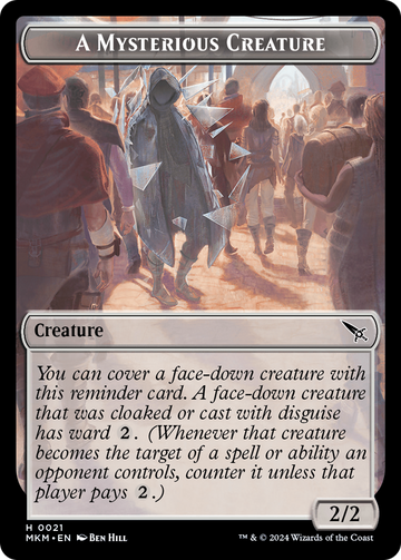 Assassin // A Mysterious Creature Double-Sided Token [Assassin's Creed Tokens] - 0