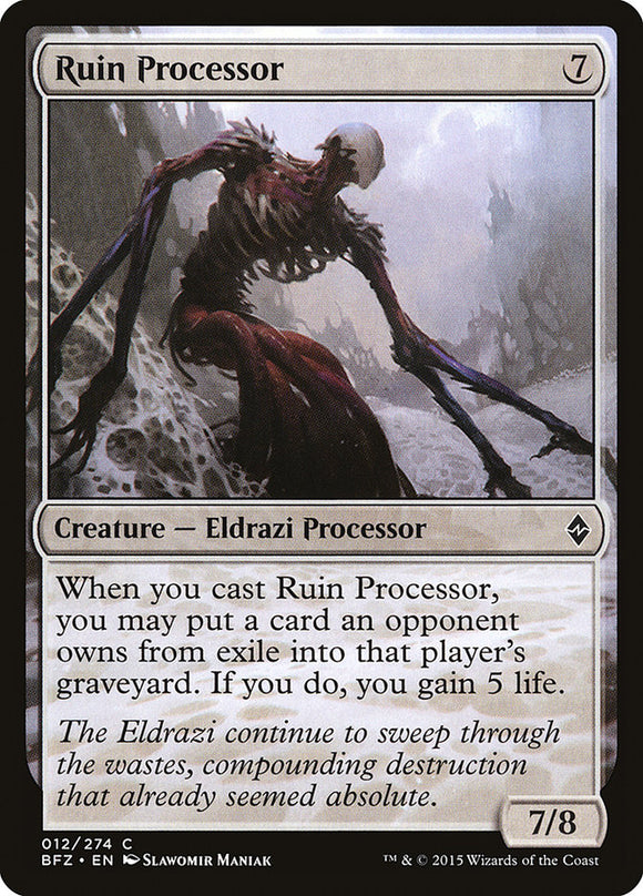 Procesador de ruinas [Batalla por Zendikar] 
