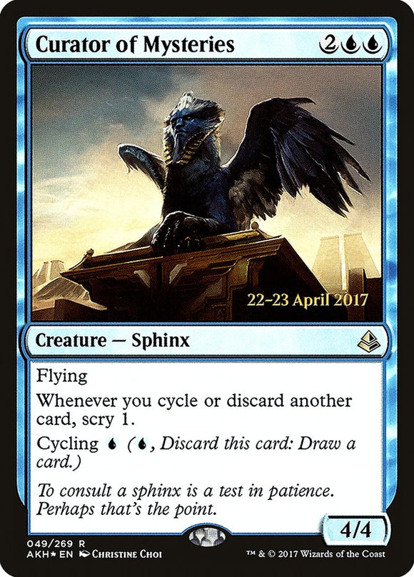 Curador de misterios [Promociones previas al lanzamiento de Amonkhet] 