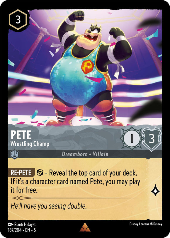 Pete - Campeón de lucha libre (187/204) [Shimmering Skies] 