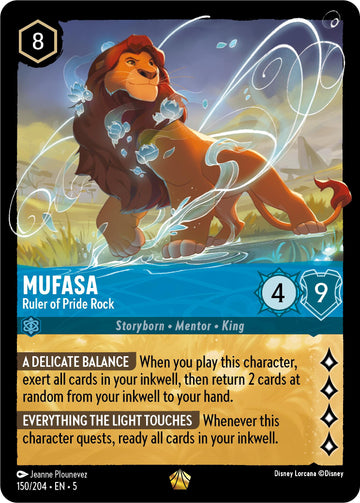 Mufasa - Gobernante de la Roca del Rey (150/204) [Cielos resplandecientes] 