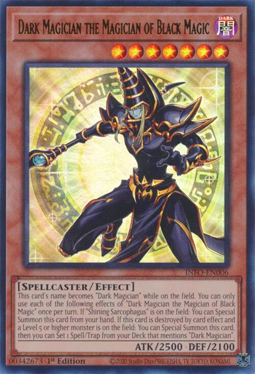 Mago Oscuro el Mago de la Magia Negra [INFO-EN006] Ultra Raro 