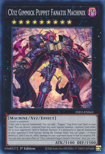 Marioneta truco CXyz Fanatix Machinix [INFO-EN043] Súper rara 