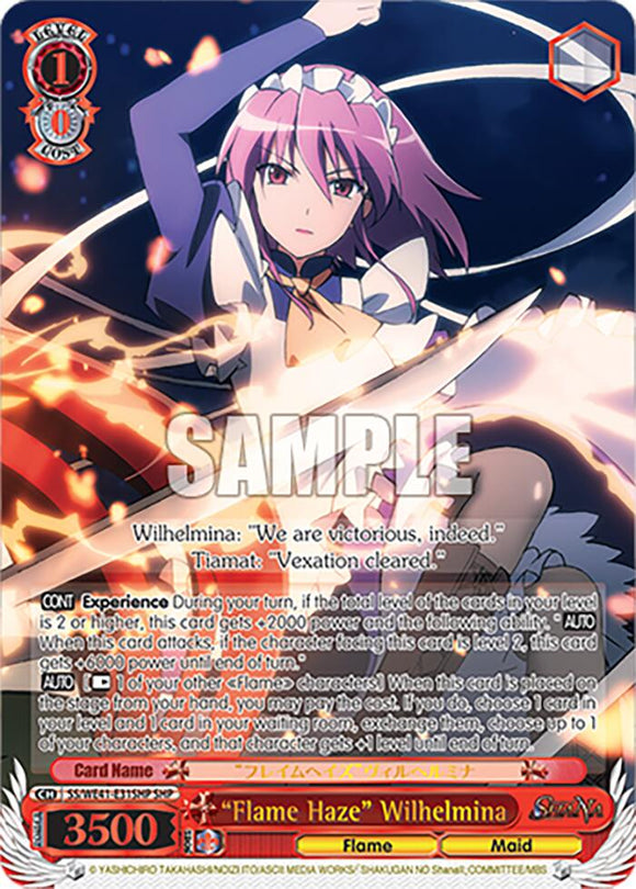 "Flame Haze" Wilhelmina (SHP) [Shakugan no Shana Premium Booster]