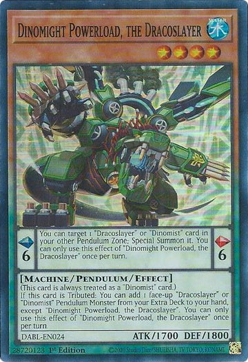 Dinomight Powerload, el cazador de dragones [DABL-EN024] Super raro 