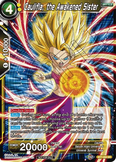 Caulifla, la hermana despierta (BT7-083) [Tarjetas de promoción de torneos] 