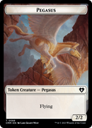 Copy (54) // Pegasus Double-Sided Token [Commander Masters Tokens]-2