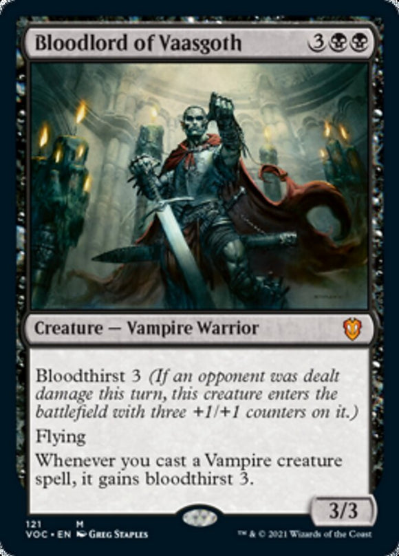 Señor de la sangre de Vaasgoth [Innistrad: Comandante del Juramento Carmesí] 