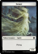 Spirit // Faerie Double-Sided Token [Bloomburrow Commander Tokens]-1