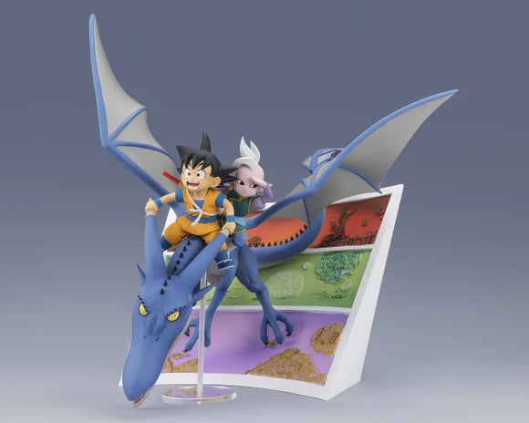 Bandai Dragon Ball Daima S.H. FiguartsZero Tamashii Nations Son Goku and Supreme Kai Mini Figure Set