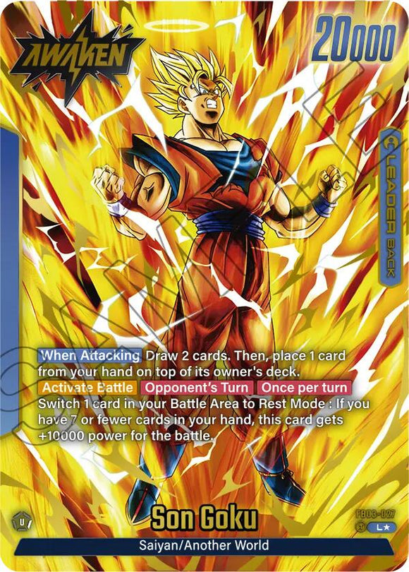 Son Goku (FB03-027) (Alternate Art) [Raging Roar]