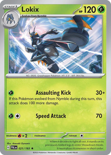 Lokix (021/193) (Exclusivo de la baraja temática) [Scarlet &amp; Violet: Paldea Evolved] 
