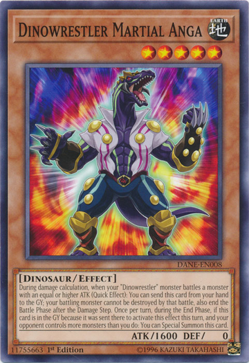 Luchador dinosaurio Anga marcial [DANE-EN008] Común 